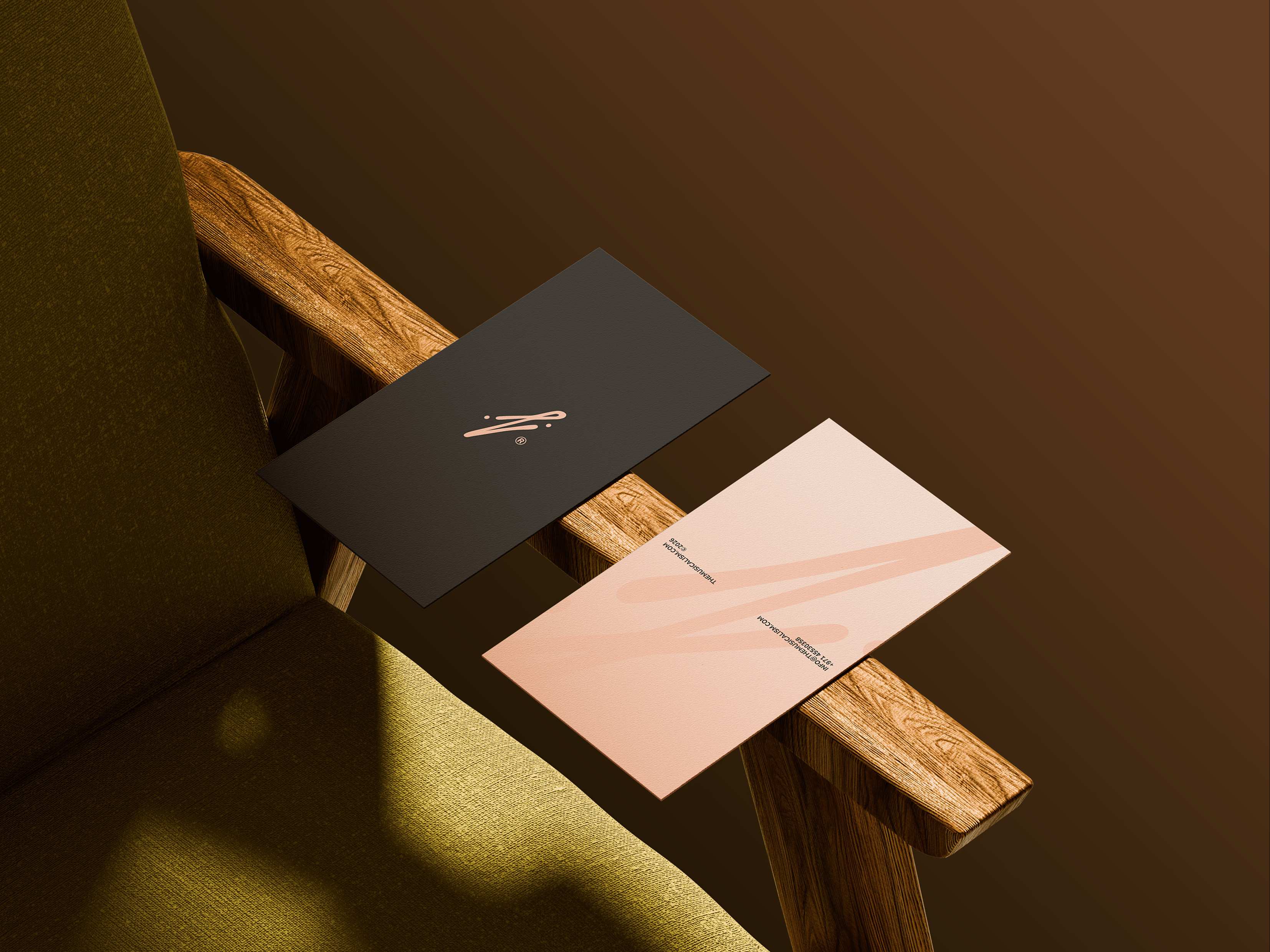 Business card mockup